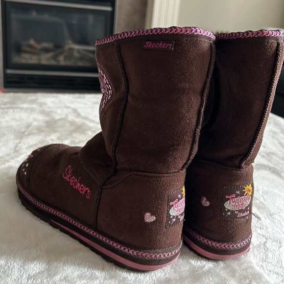 Sketchers Twinkle Toes Light Up Boots Size 1 - Picture 8 of 12